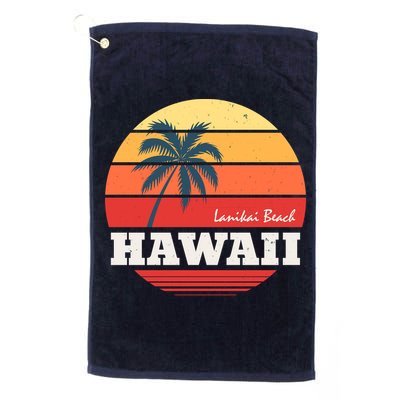 Hawaii Retro Circle Golf Towel