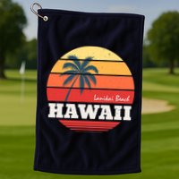 Hawaii Retro Circle Golf Towel