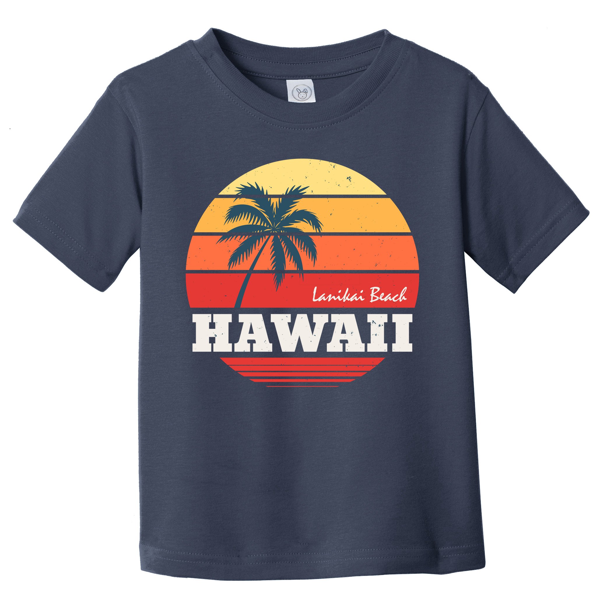 Hawaii Retro Circle Toddler T-Shirt