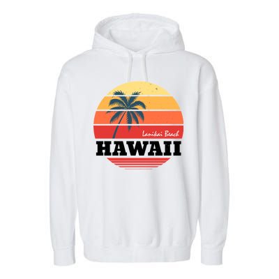 Hawaii Retro Circle Garment-Dyed Fleece Hoodie