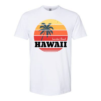 Hawaii Retro Circle Softstyle® CVC T-Shirt