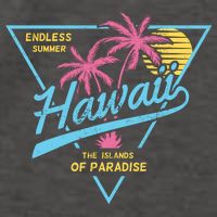 Hawaii Retro Classic  Vector Backpack
