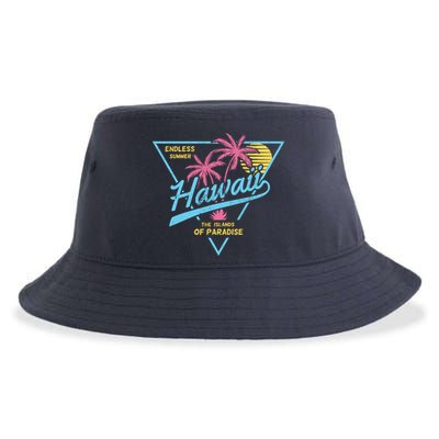 Hawaii Retro Classic  Sustainable Bucket Hat