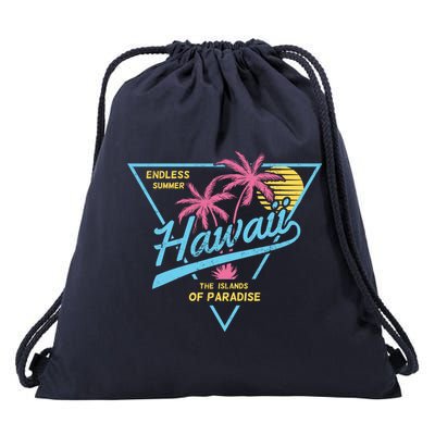 Hawaii Retro Classic  Drawstring Bag
