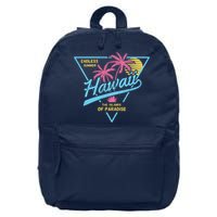Hawaii Retro Classic  16 in Basic Backpack