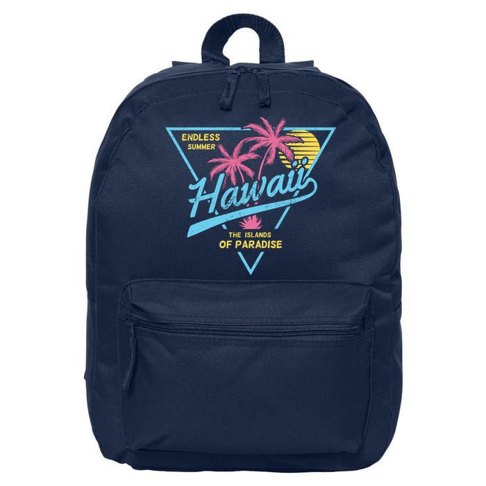 Hawaii Retro Classic  16 in Basic Backpack