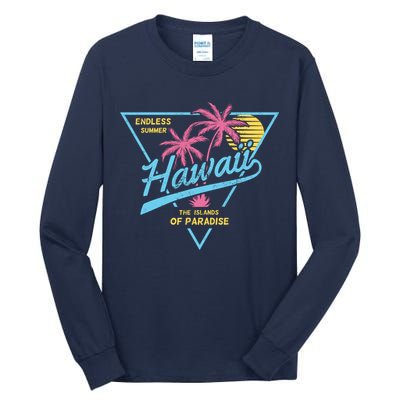Hawaii Retro Classic  Tall Long Sleeve T-Shirt
