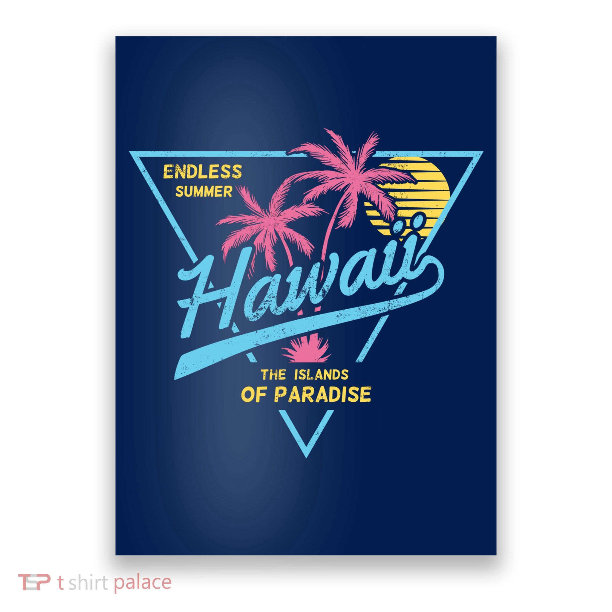Hawaii Retro Classic  Poster