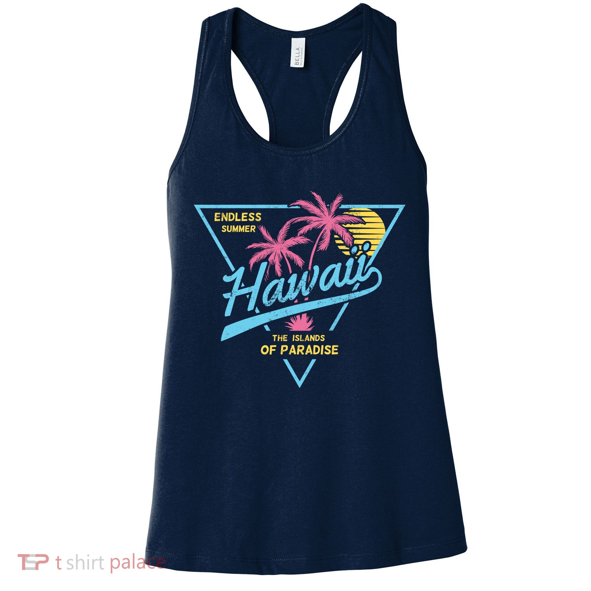 Hawaii Retro Classic  Womens Tank Top