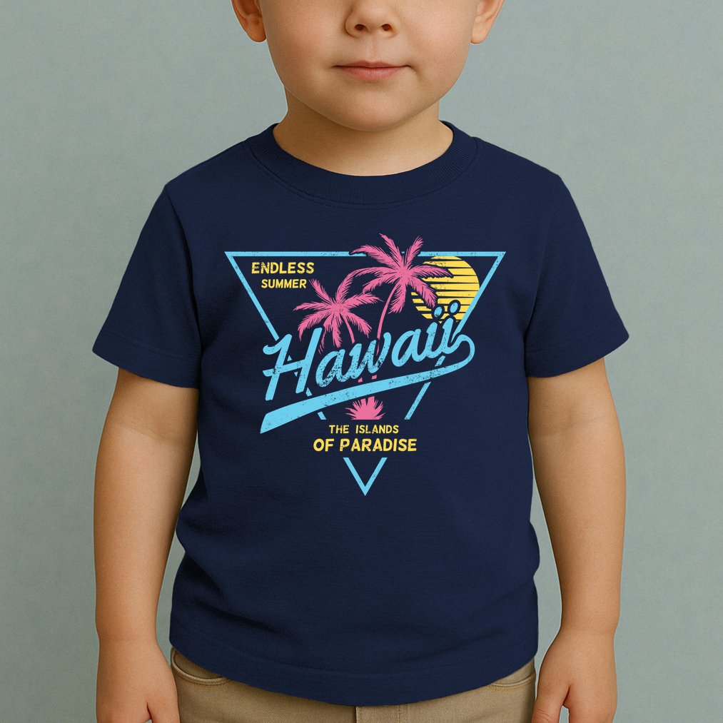 Hawaii Retro Classic  Toddler T-Shirt
