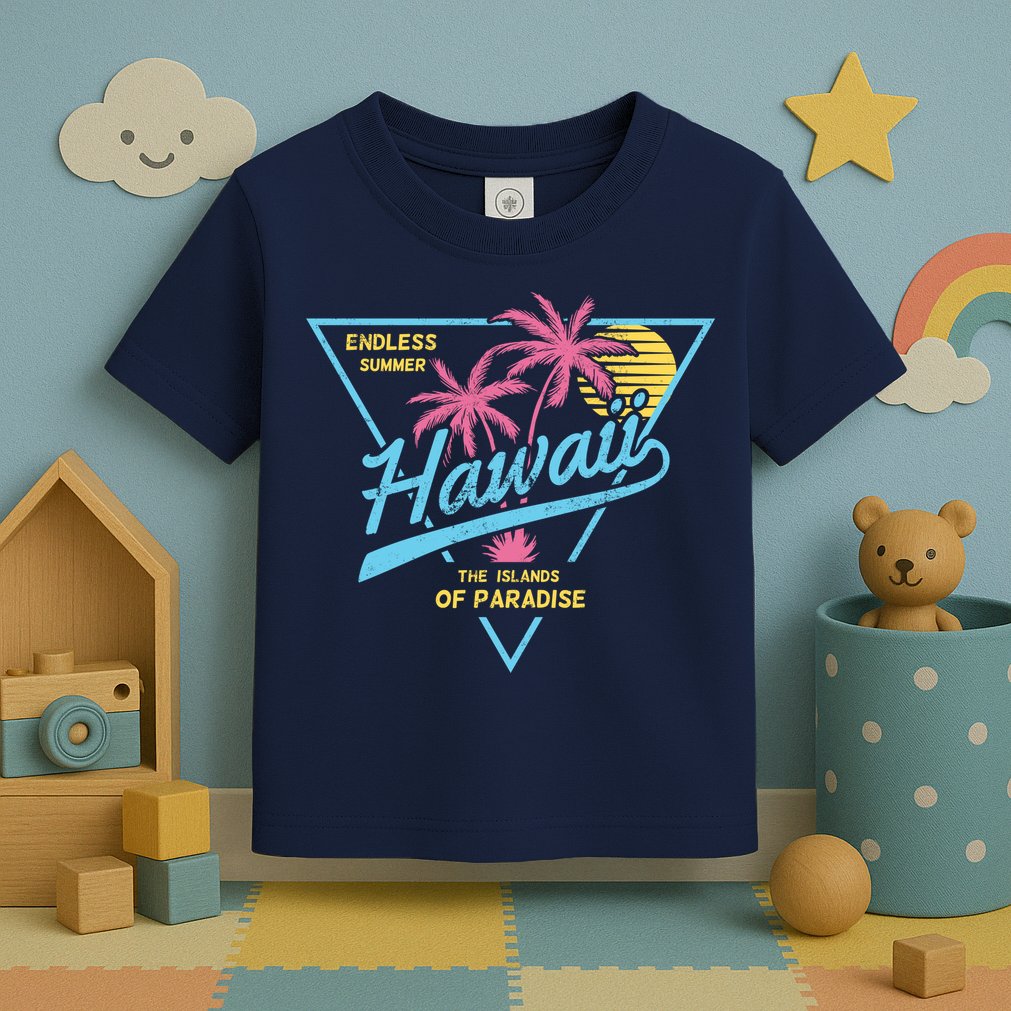 Hawaii Retro Classic  Toddler T-Shirt