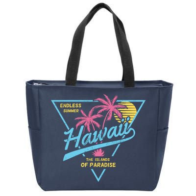 Hawaii Retro Classic  Zip Tote Bag