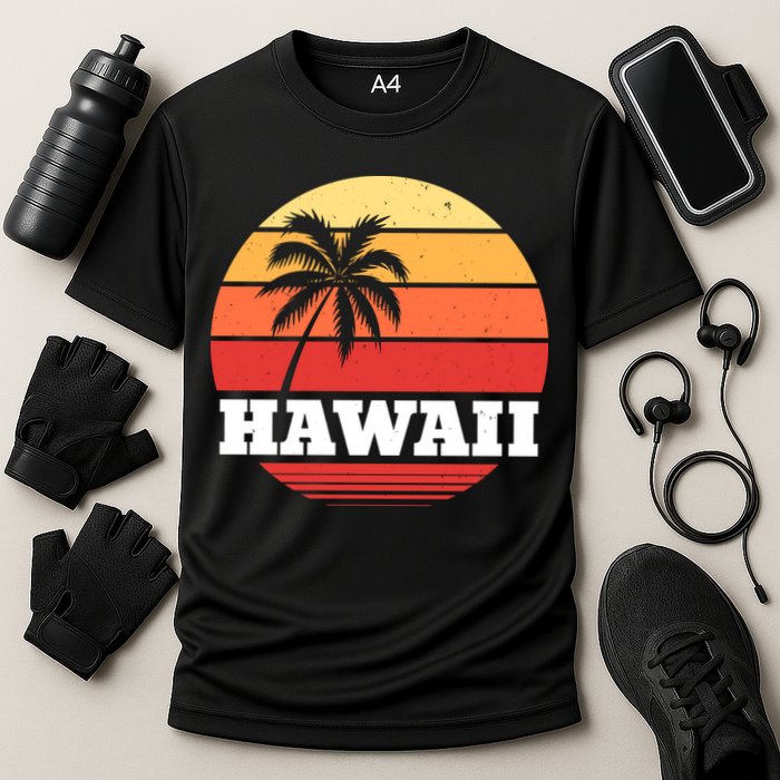 Hawaii Retro Sun Cooling Performance Crew T-Shirt