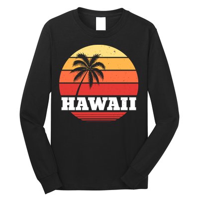 Hawaii Retro Sun Long Sleeve Shirt