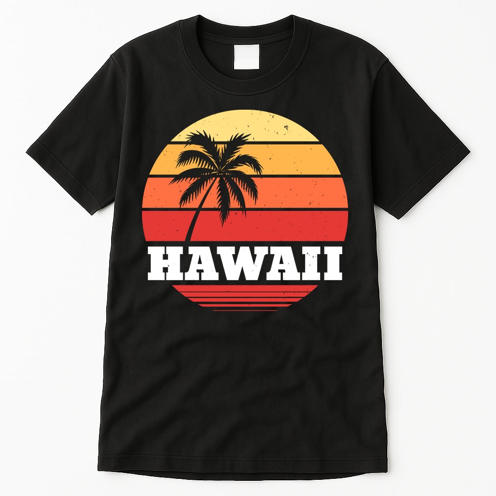 Hawaii Retro Sun Tall T-Shirt