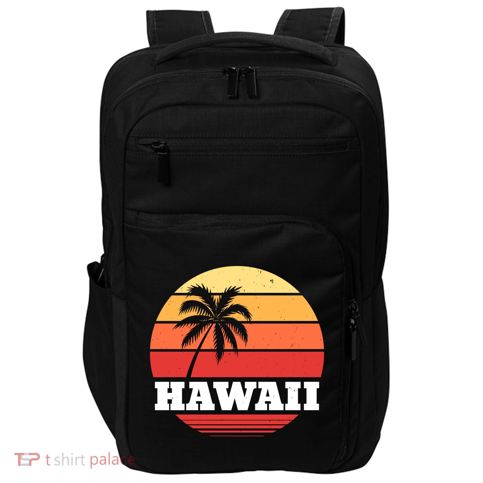 Hawaii Retro Sun Impact Tech Backpack