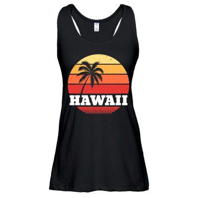 Hawaii Retro Sun Ladies Essential Flowy Tank