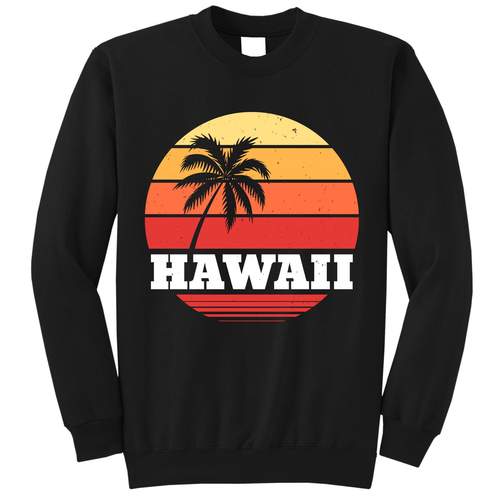 Hawaii Retro Sun Tall Sweatshirt