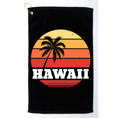 Hawaii Retro Sun Golf Towel