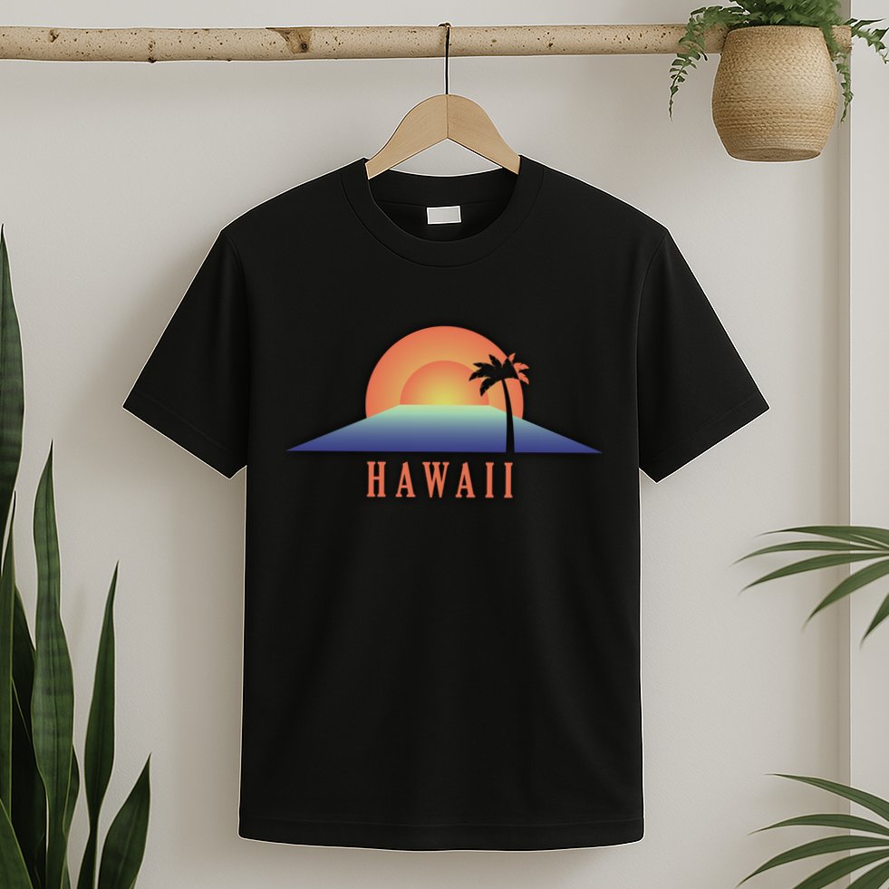 Hawaii Sunrise Logo T-Shirt