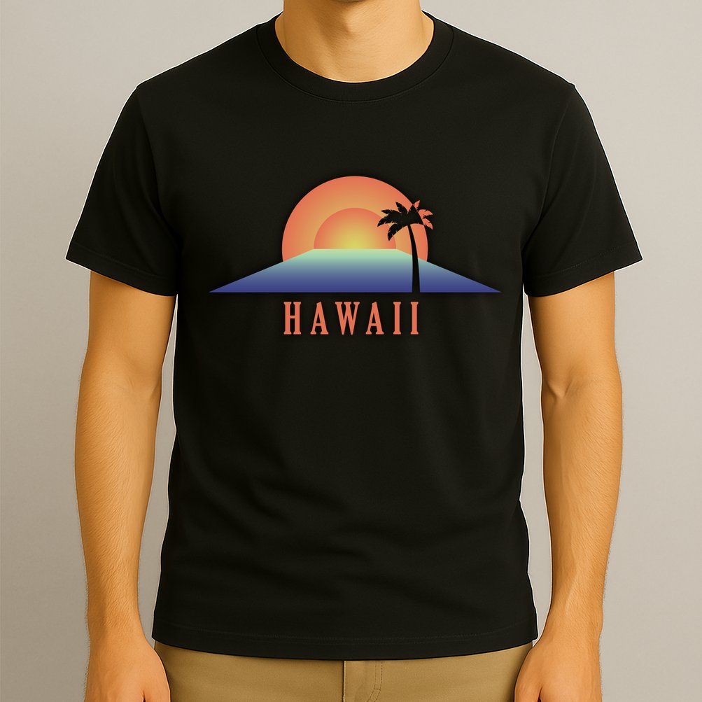 Hawaii Sunrise Logo T-Shirt