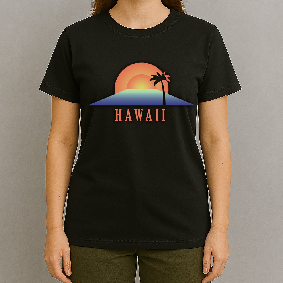 Hawaii Sunrise Logo T-Shirt