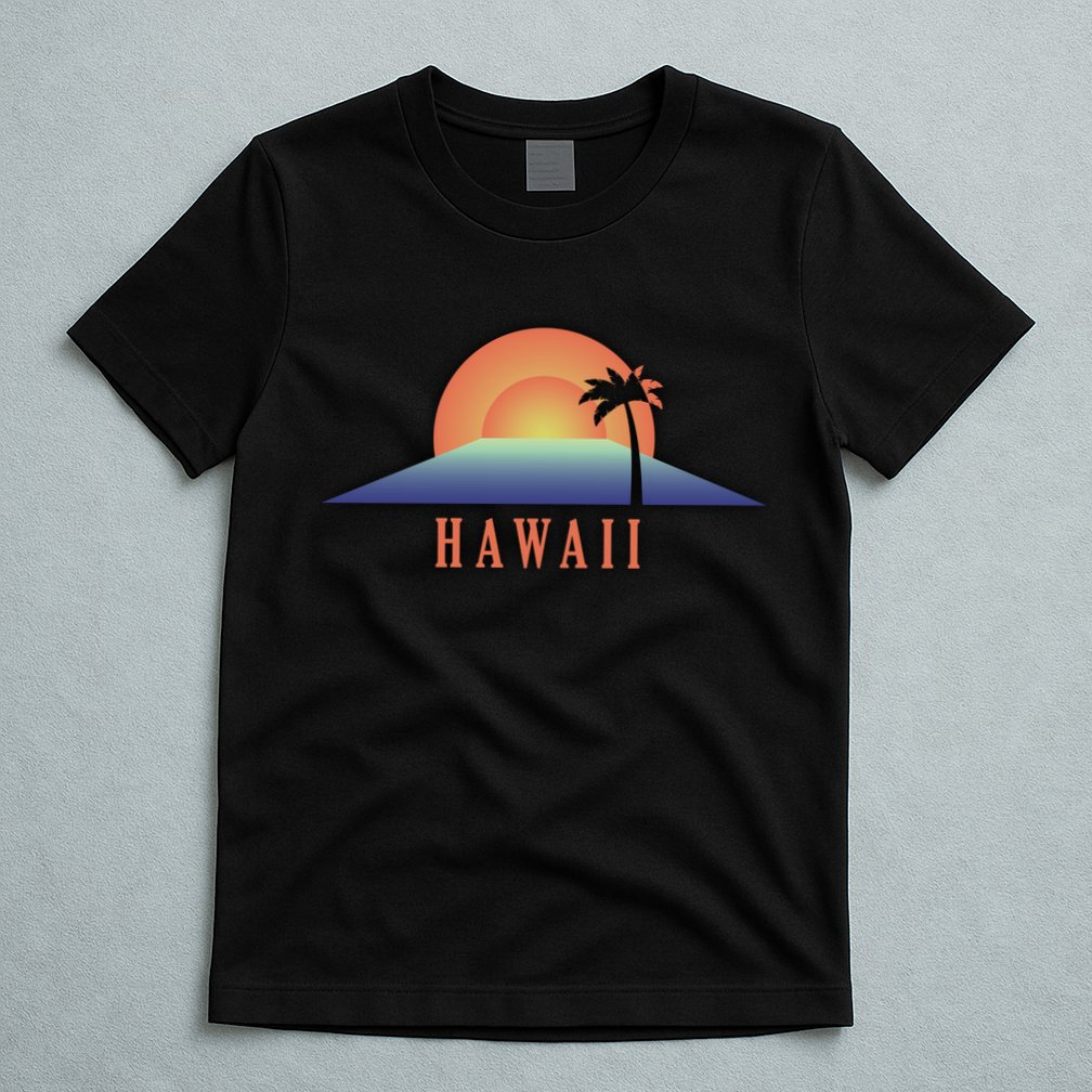 Hawaii Sunrise Logo T-Shirt