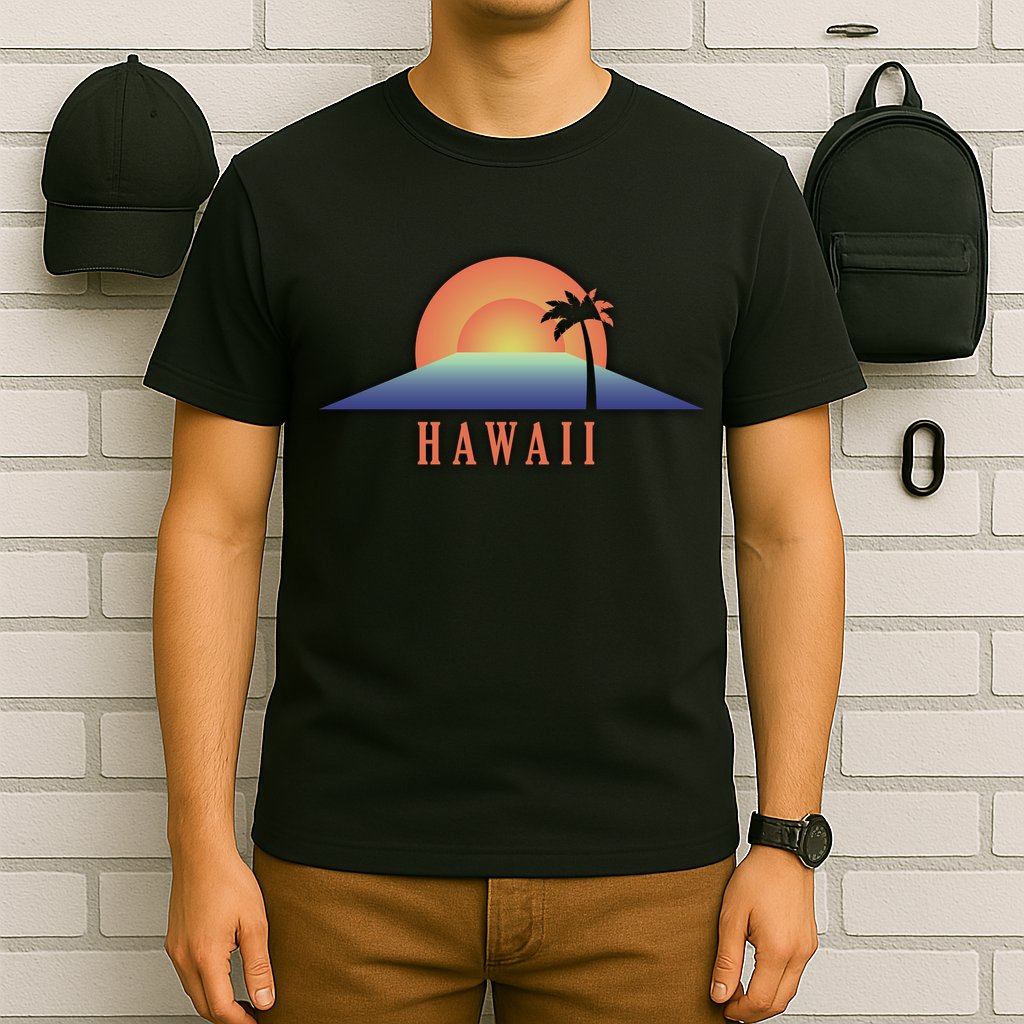 Hawaii Sunrise Logo T-Shirt