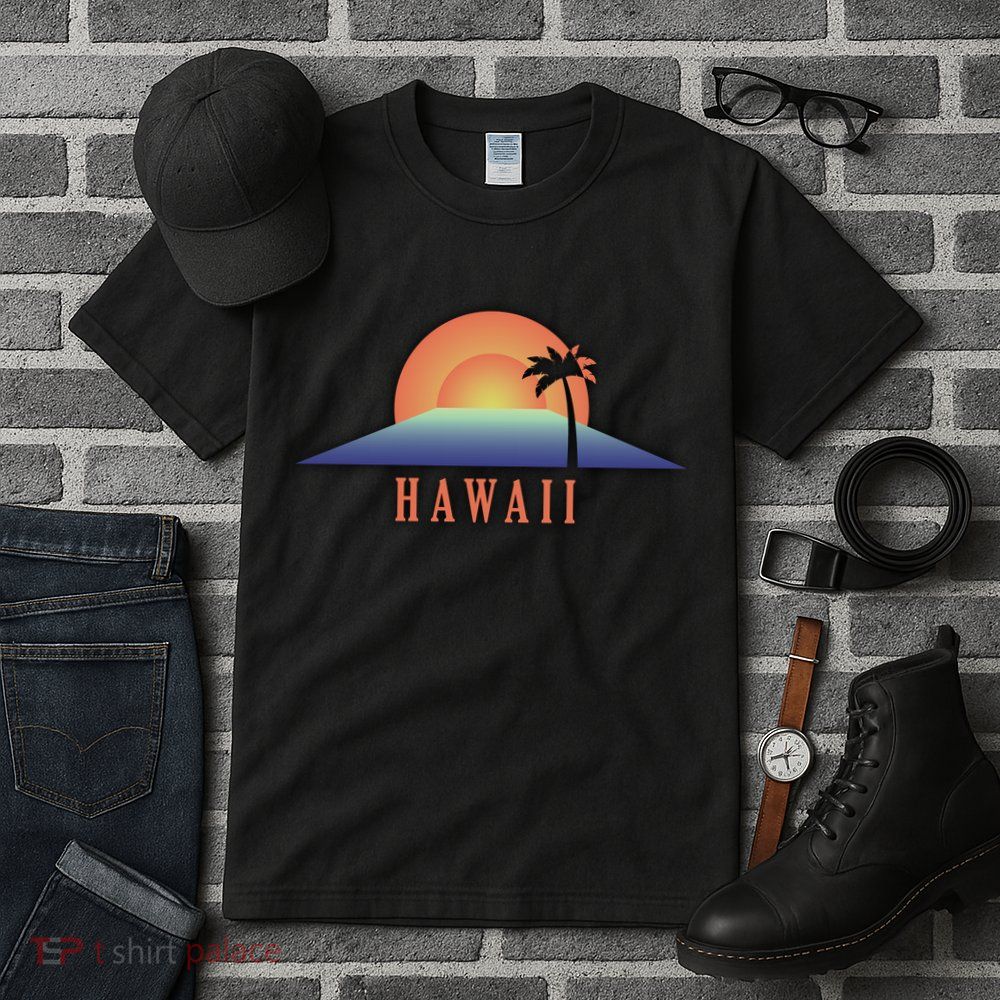 Hawaii Sunrise Logo Tall T-Shirt