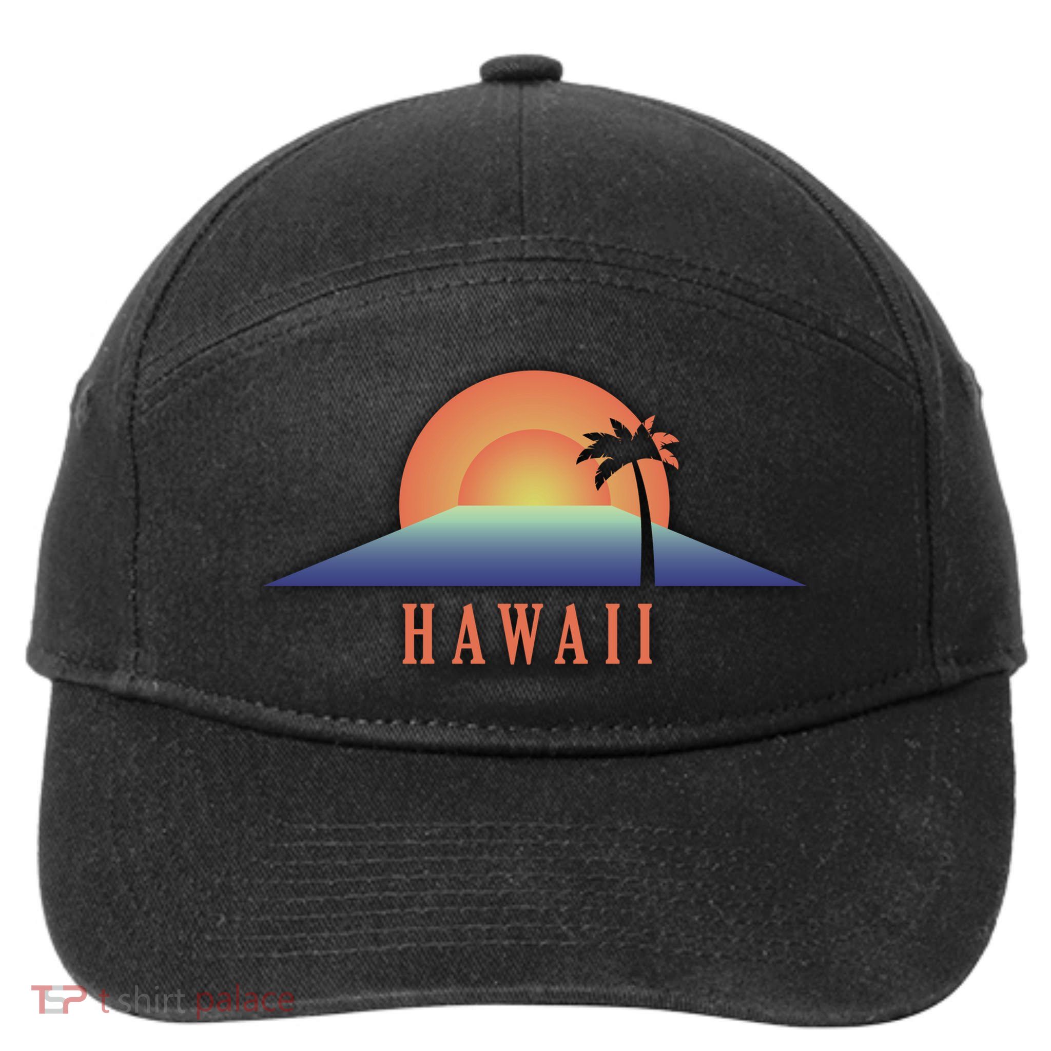 Hawaii Sunrise Logo 7-Panel Snapback Hat
