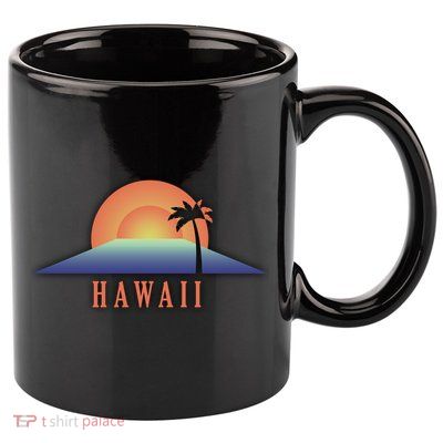 Hawaii Sunrise Logo 11oz C Handle Ceramic Mug