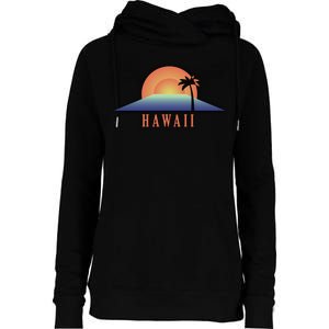 Hawaii Sunrise Logo Womens Funnel Neck Pullover Hood