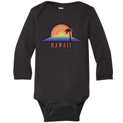 Hawaii Sunrise Logo Baby Long Sleeve Bodysuit