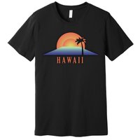 Hawaii Sunrise Logo Premium T-Shirt