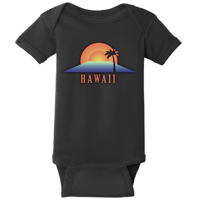 Hawaii Sunrise Logo Baby Bodysuit