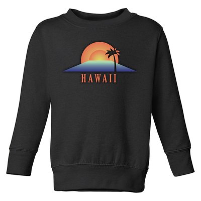 Hawaii Sunrise Logo Toddler Sweatshirt