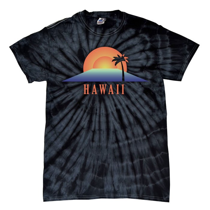 Hawaii Sunrise Logo Tie-Dye T-Shirt