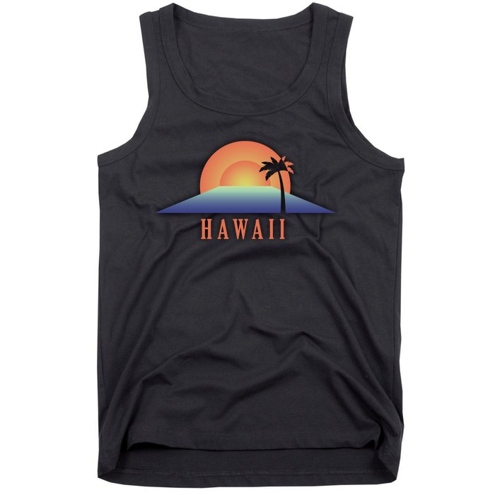 Hawaii Sunrise Logo Tank Top