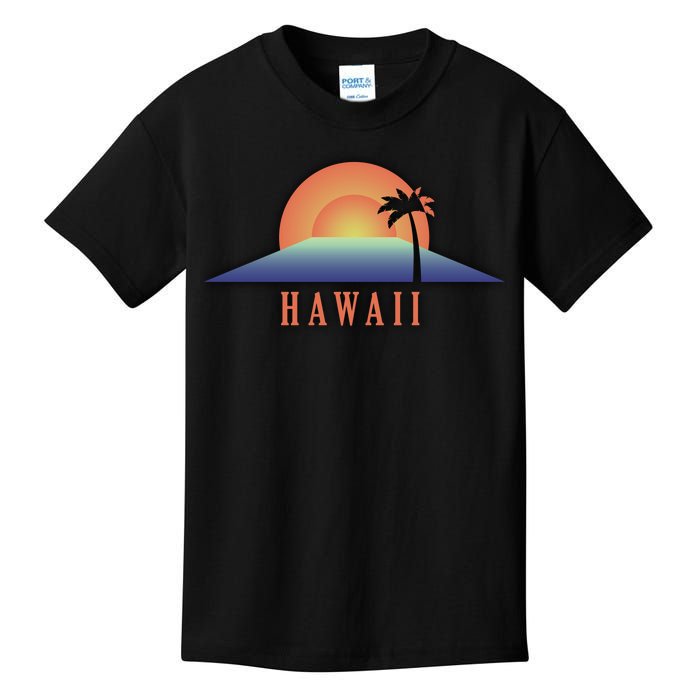 Hawaii Sunrise Logo Kids T-Shirt