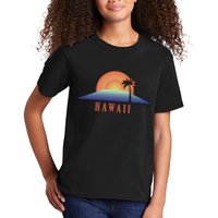 Hawaii Sunrise Logo Kids T-Shirt