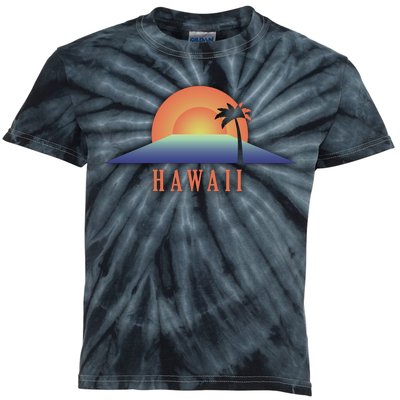 Hawaii Sunrise Logo Kids Tie-Dye T-Shirt