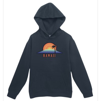 Hawaii Sunrise Logo Urban Pullover Hoodie