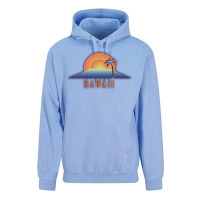 Hawaii Sunrise Logo Unisex Surf Hoodie