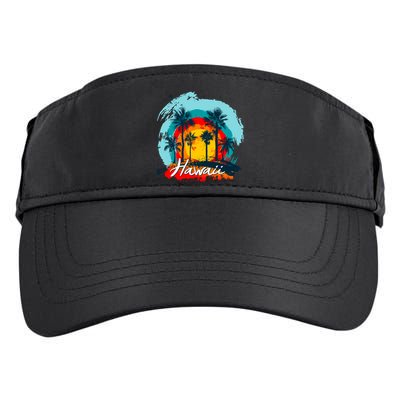 Hawaii Tropical Sunset Adult Drive Performance Visor