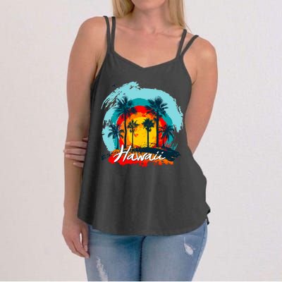 Hawaii Tropical Sunset Women's Strappy Tank