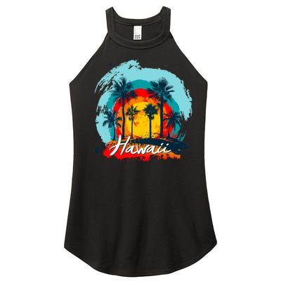 Hawaii Tropical Sunset Women’s Perfect Tri Rocker Tank