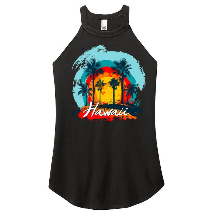 Hawaii Tropical Sunset Women’s Perfect Tri Rocker Tank