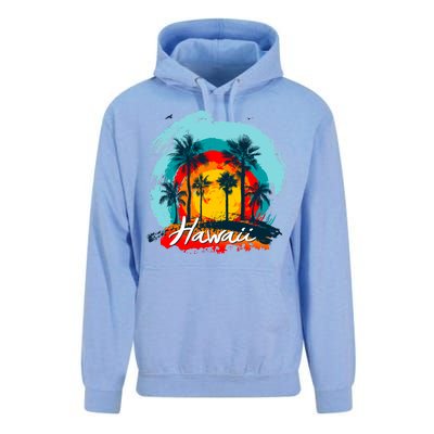 Hawaii Tropical Sunset Unisex Surf Hoodie