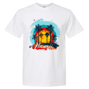 Hawaii Tropical Sunset Garment-Dyed Heavyweight T-Shirt