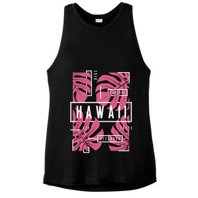 Hawaii Vibes Classic  Ladies PosiCharge Tri-Blend Wicking Tank